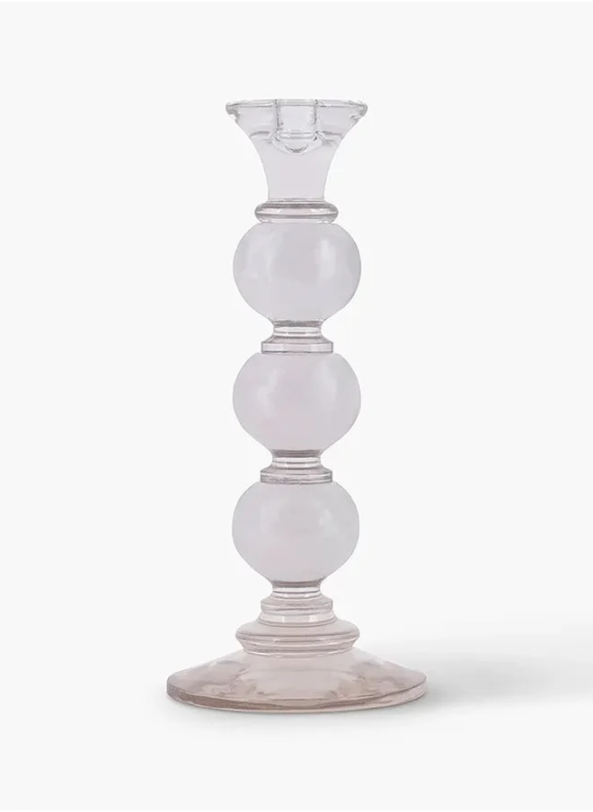 تو إكس إل هوم Candle Stand CLEAR 16.5x16.5x35.5cm