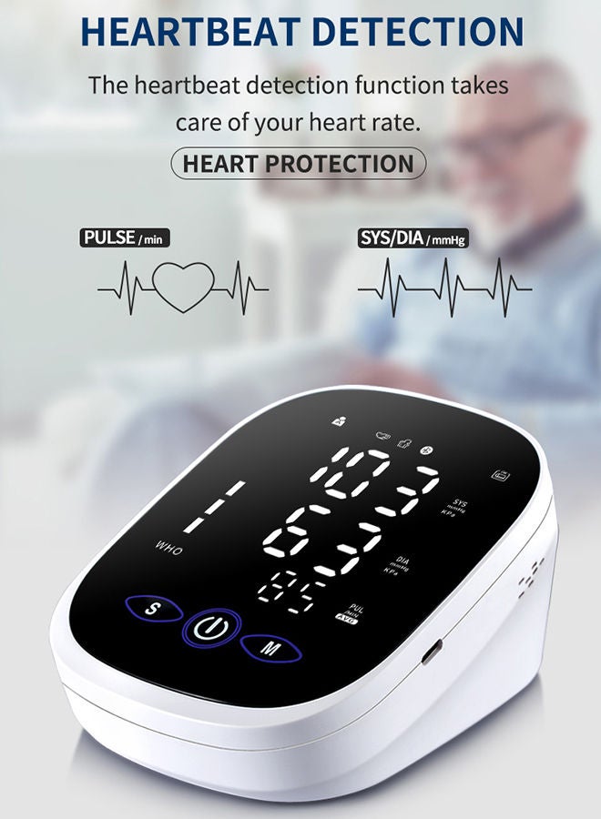 Sharpdo Full Automatic Arm Type Blood Pressure Instrument Touch Button Electronic Measuring Instrument - Image 2