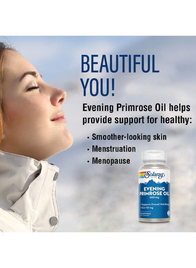 SOLARAY زيت زهرة الربيع المسائي من سولاري 500 ملغ كبسولات لينة، عبوة من 90 - Image 5