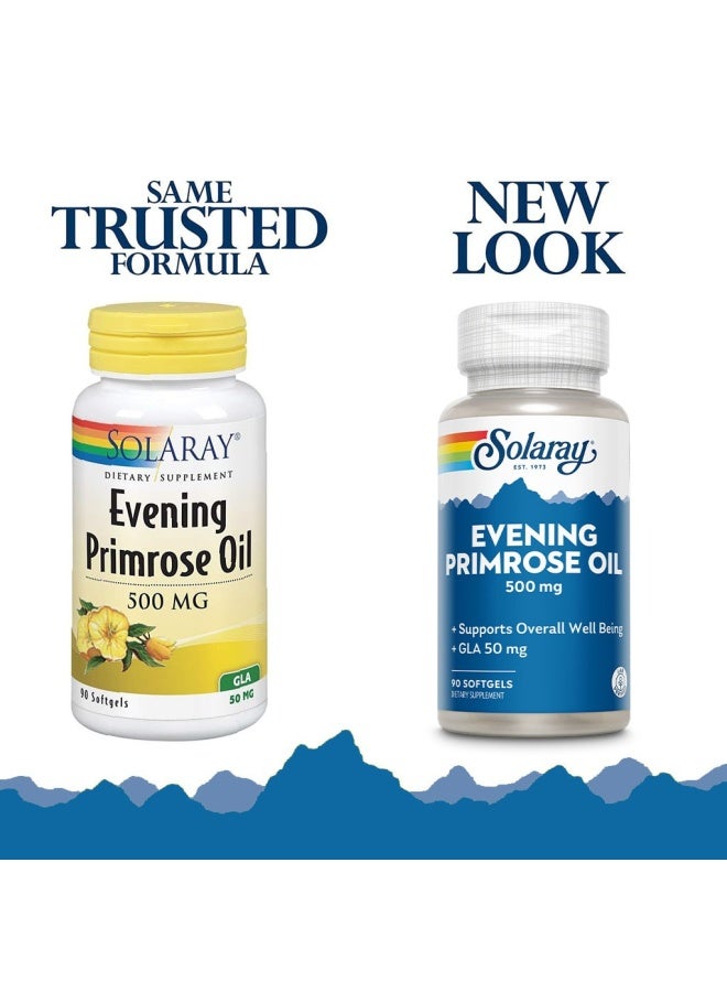 SOLARAY زيت زهرة الربيع المسائي من سولاري 500 ملغ كبسولات لينة، عبوة من 90 - Image 3