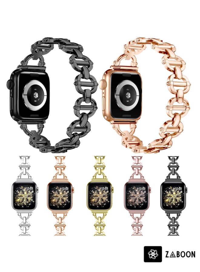 Zaboon Ladder Buckle Metal Watch Band Replacement Band For Apple Watch 2 38mm - Image 5