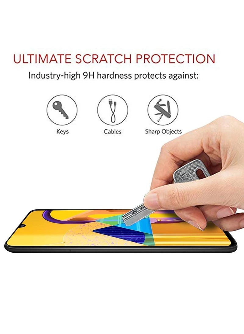 Generic Screen Guard for Samsung Galaxy M30s / M30 / M31 / M21 / A30 / A30s / A50 / A50s Tempered Glass Screen Protector Full Glue Edge-to-Edge Gorilla Screen Protector  - Image 3