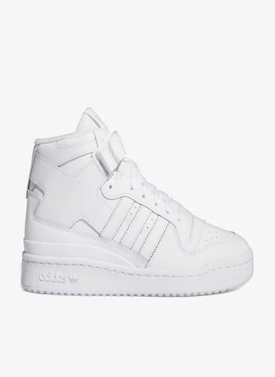 adidas Originals Forum Mid White Basketball Shoes