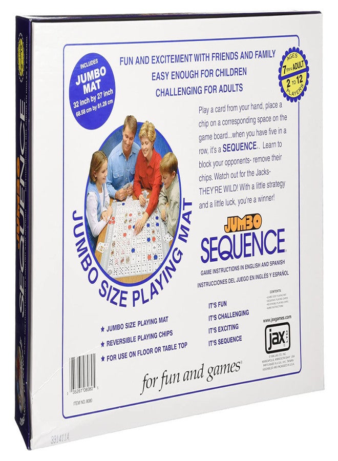 Sequence Jumbo Edition - Family Board Game - Image 4