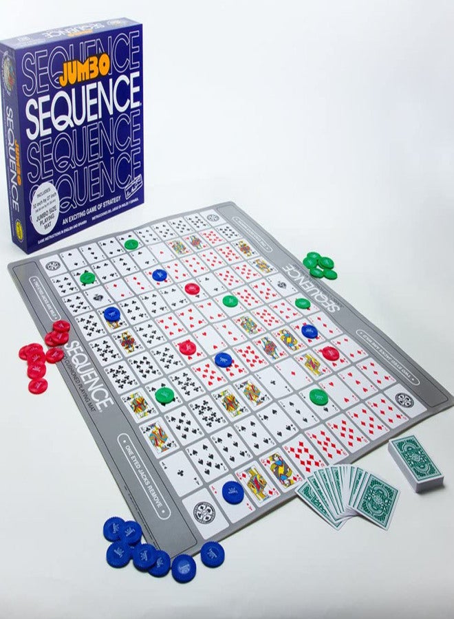 Sequence Jumbo Edition - Family Board Game - Image 3