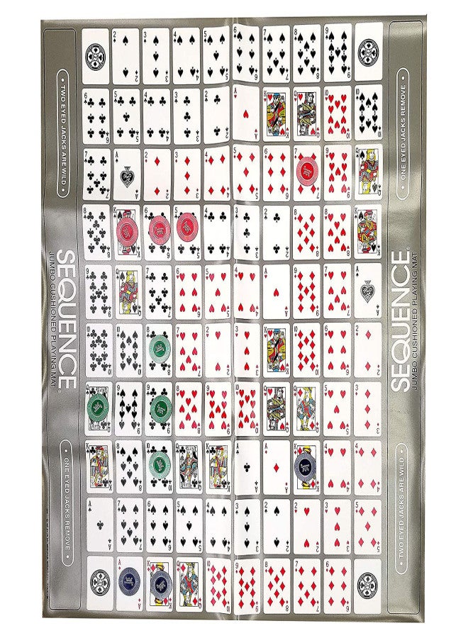 Sequence Jumbo Edition - Family Board Game - Image 2
