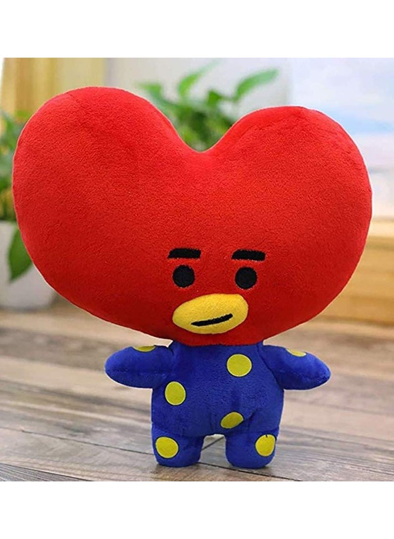 Goolsky BT Plush Figure 21 Toys Game Soft Animal Stuffed Hearth Plush Doll Cartoon Pillow for Kids 25cm/9.84 inch (Red Hearth)  - Image 2