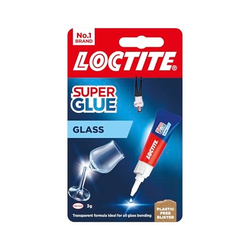 Loctite لاصق لوكتايت للزجاج، لاصق قوي للنظارات، أكريليك، شفاف، للحرف اليدوية، مرآة، نافذة، 3 جرام - Image 1