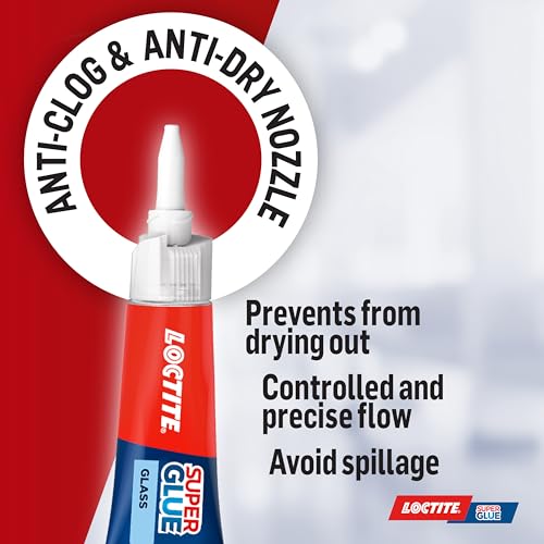 Loctite لاصق لوكتايت للزجاج، لاصق قوي للنظارات، أكريليك، شفاف، للحرف اليدوية، مرآة، نافذة، 3 جرام - Image 3