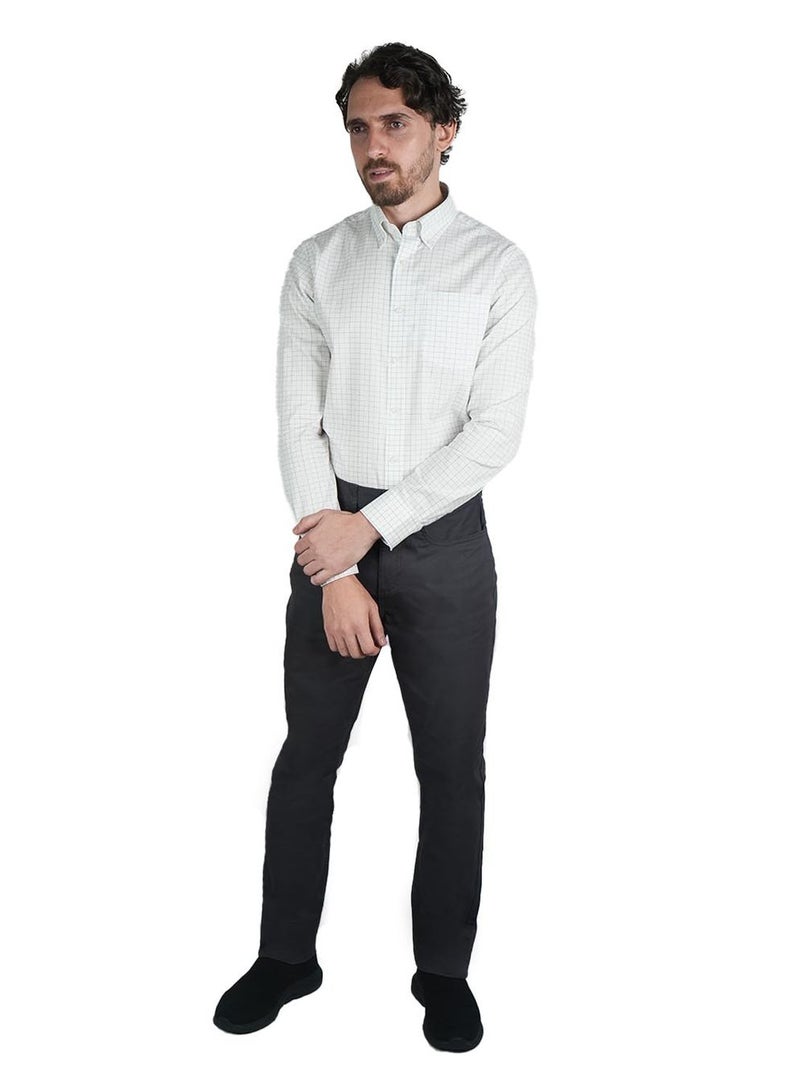 GIORDANO Men's Regular Taper Stretch Twill Pants - Image 2