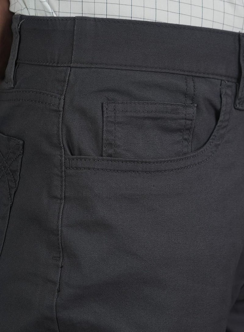 GIORDANO Men's Regular Taper Stretch Twill Pants - Image 4