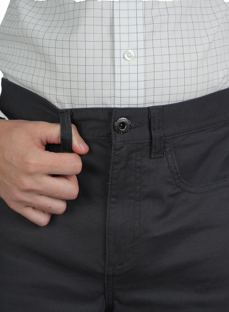 GIORDANO Men's Regular Taper Stretch Twill Pants - Image 3