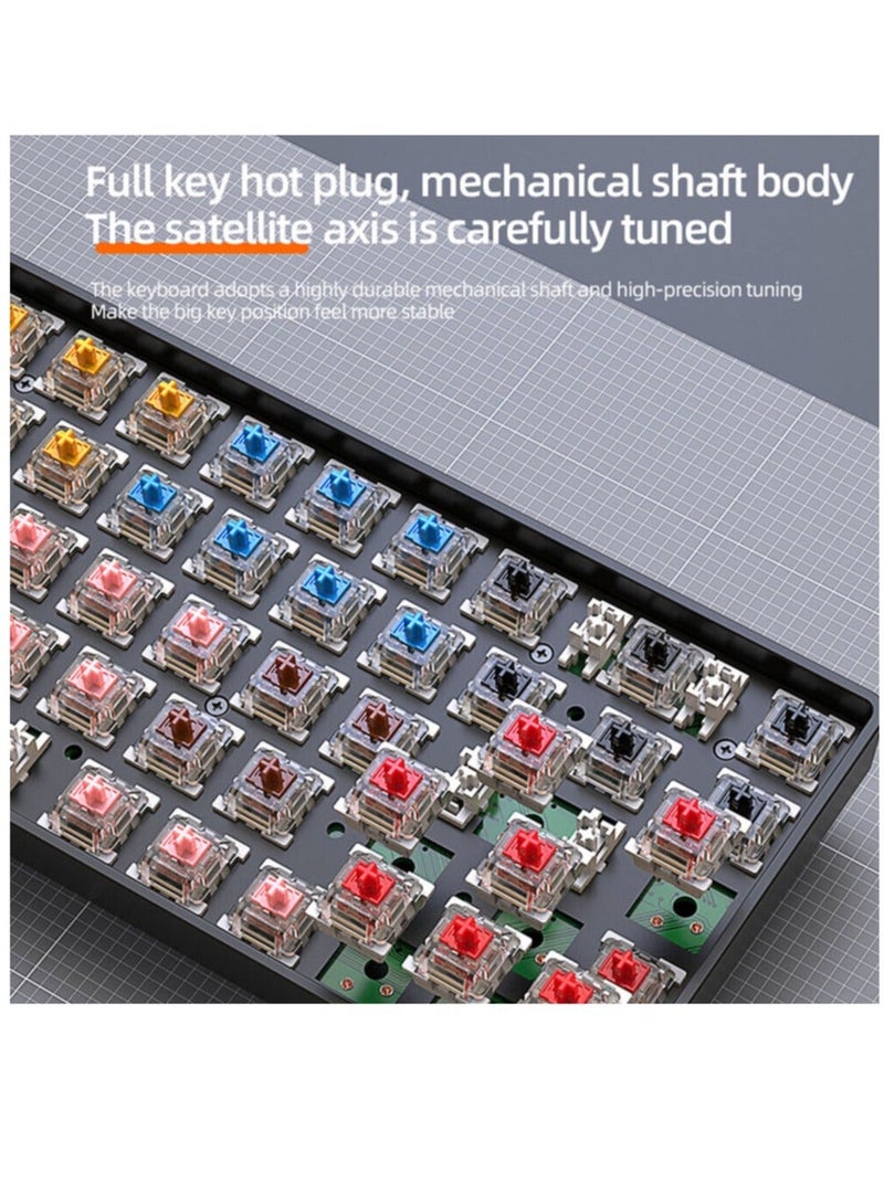 K68 Gaming Keyboard Dual-mode Gaming Keyboard Wireless Ergonomic for Computer PC - Image 5