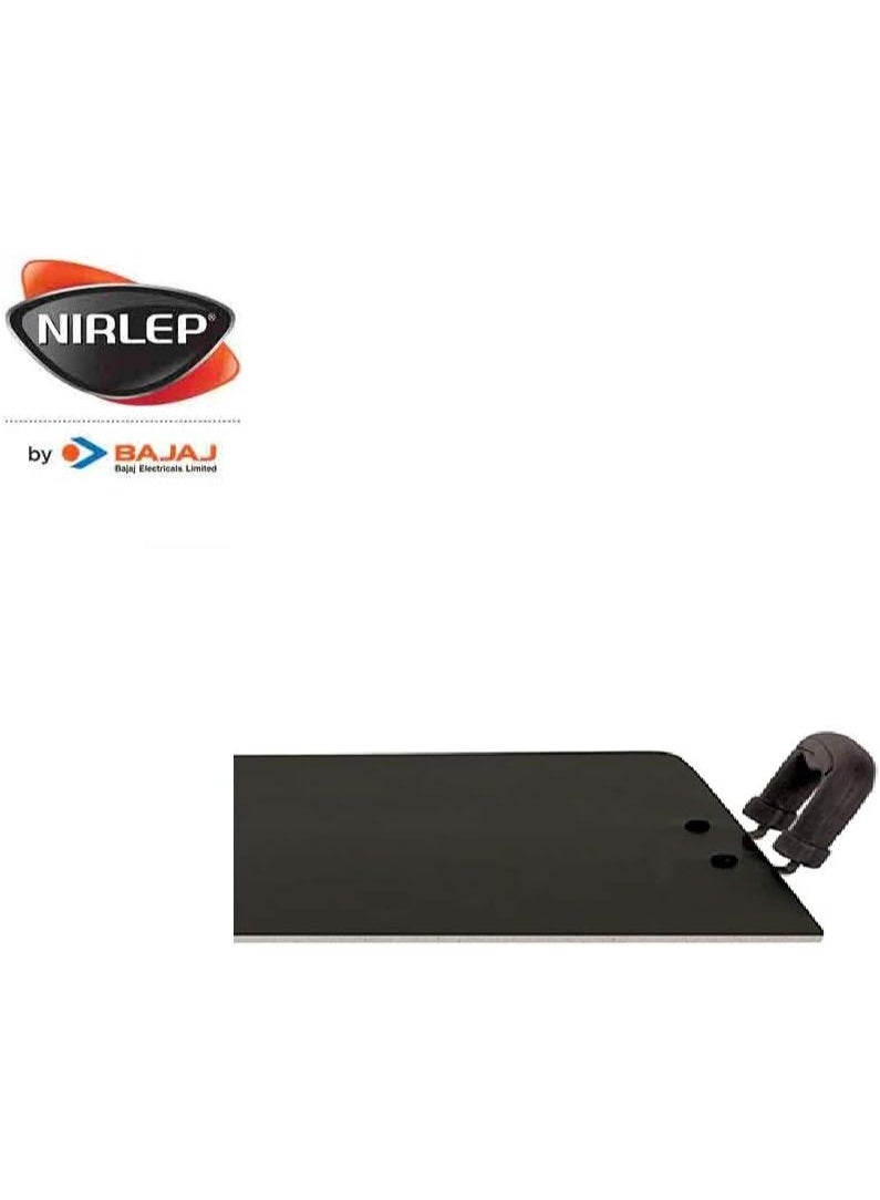 Nirlep Nonstick Selec Plus Pathiri Tawa 37.5 cm, Aluminium,Black, 1 Pc Set - Image 3
