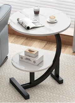 DubaiGallery Multifunctional Side Table, Modern End Table for Home Office, Small Accent Table for Living Room Decor Bedroom Farmhouse, Couch Nightstand Easy Assembly  - Image 3