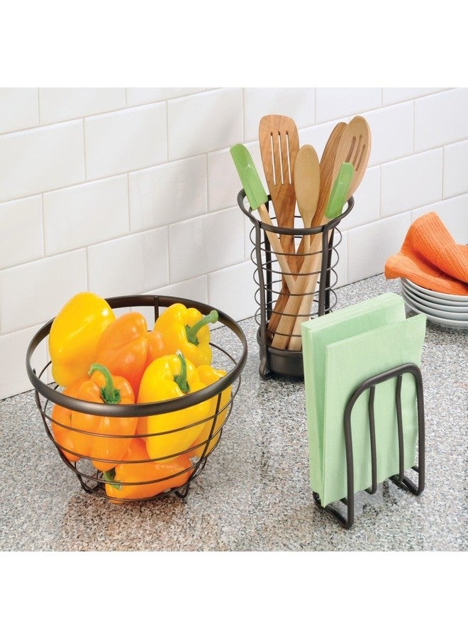 إنترديزاين حامل مناديل iDesign Axis لأسطح طاولات المطبخ - برونزي - Image 2