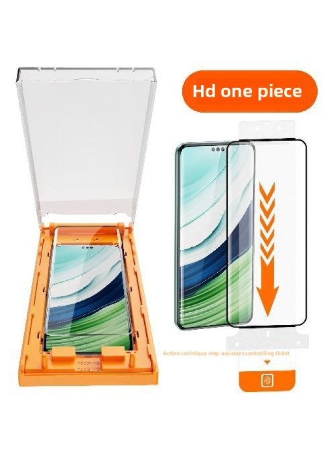 For HuaweiHonor Dust Free Cabin Mate70pro/mate60pro/80pro Mobile Phone Tempered Re-purchase Film-Color:For Xiaomi14ultra-Size:Full Glue Tempered Re-purchase Film One Piece