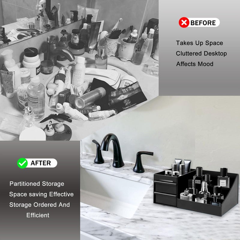 Turesmith Mens Organizer,Cologne Organizer for Men,Perfume Organizer,Cologne Stand,Perfume Stand,Organizador de Perfumes,Bathroom Countertop Storage,Shelf for Bathroom Counter,Easter Gifts for Men - Image 3