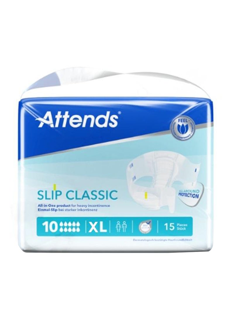 Attends Slip Regular Plus 10, X-Large, Pack Of 14 
