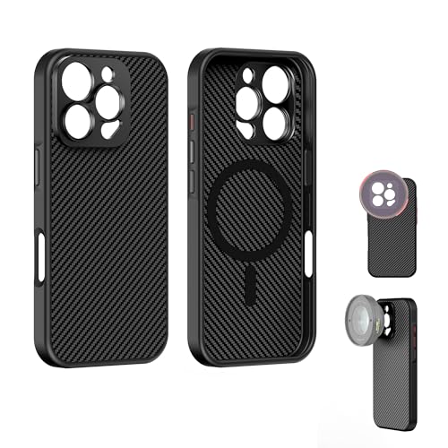 FREEWELL Pro Filmmaker Case for iPhone 16 Pro - Magnetic Filters & 17mm Lens Mount Black - Image 1