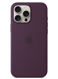 Silicone iPhone 16 Pro Max Silicone Case with MagSafe – Plum  - Image 1