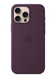 Silicone iPhone 16 Pro Max Silicone Case with MagSafe – Plum  - Image 2