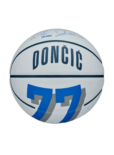 Wilson NBA Player Icon Mini Basketball - Luka - Size 3 (mini ball) - White