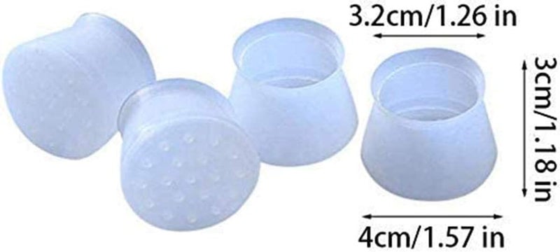 Anti-scratch Silicone Cover Set For Wood Floors, Rubber Pads Suitable For Chair Furniture (40) - Image 4