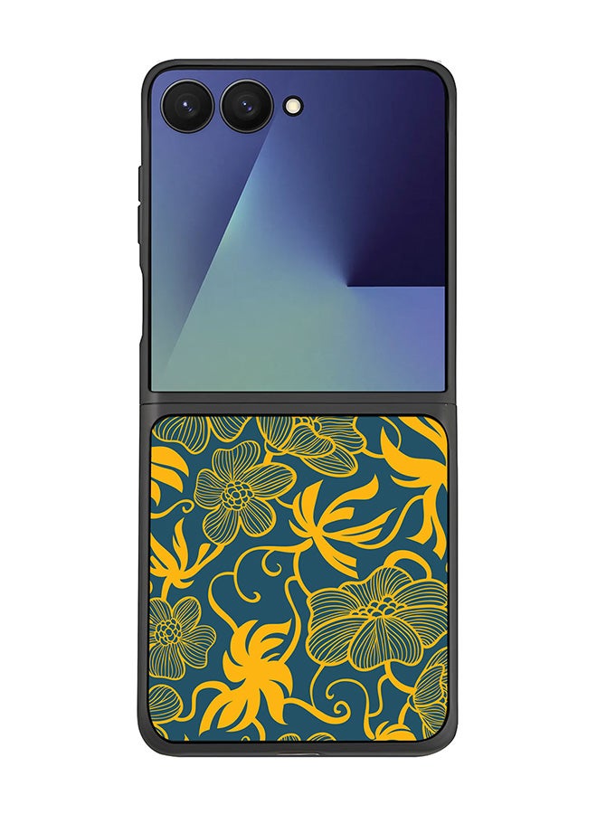 Stylizedd For Samsung Galaxy Z Flip7 Case,Slim fit Camera Protection, Shockproof Thin Phone cover  - Euro Pattern