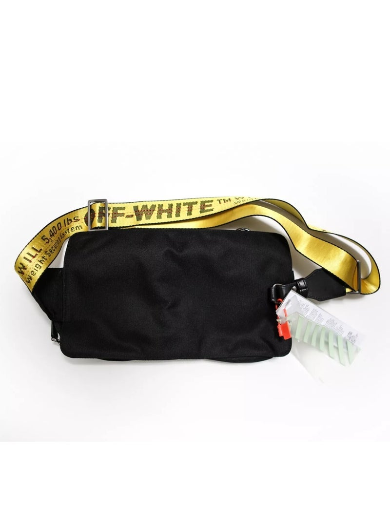 OFF-WHITE Off White Cordura Fanny Black Bag - Image 4