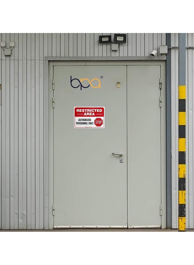 BPA® Restricted Area Sign for Authorized Personnel Only - Image 4