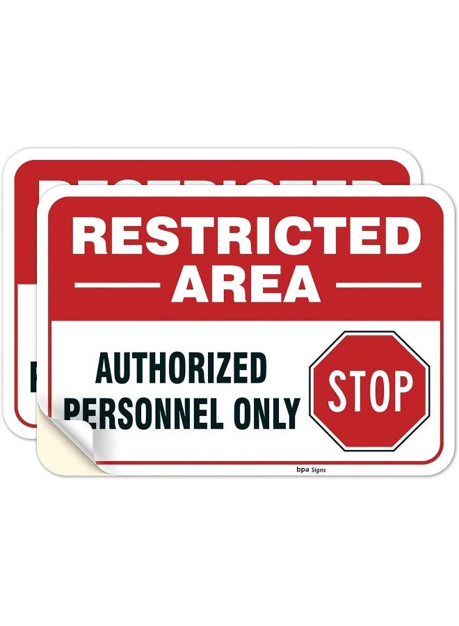 BPA® Restricted Area Sign for Authorized Personnel Only - Image 1