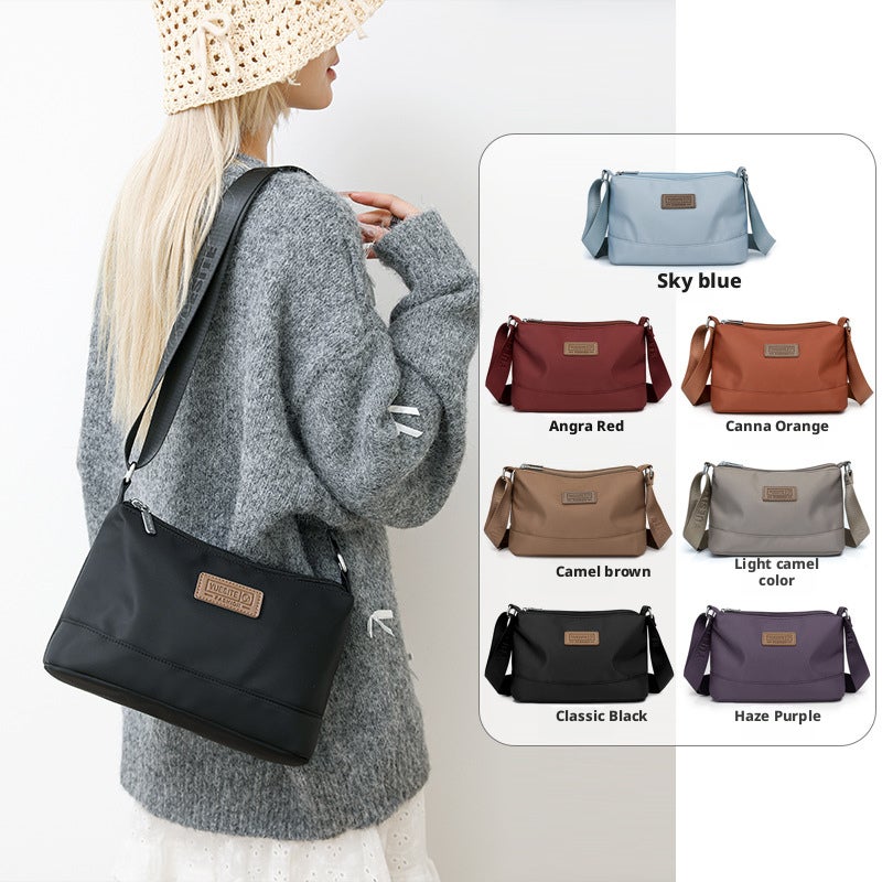 Women's Casual Nylon Crossbody Bag, Lightweight, 2024 Winter - Image 3