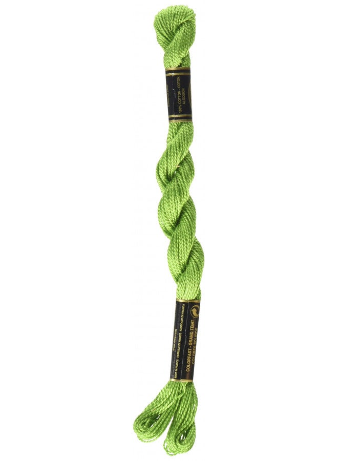 DMC 115 5-704 Pearl Cotton Thread, Bright Chartreuse, Size 5