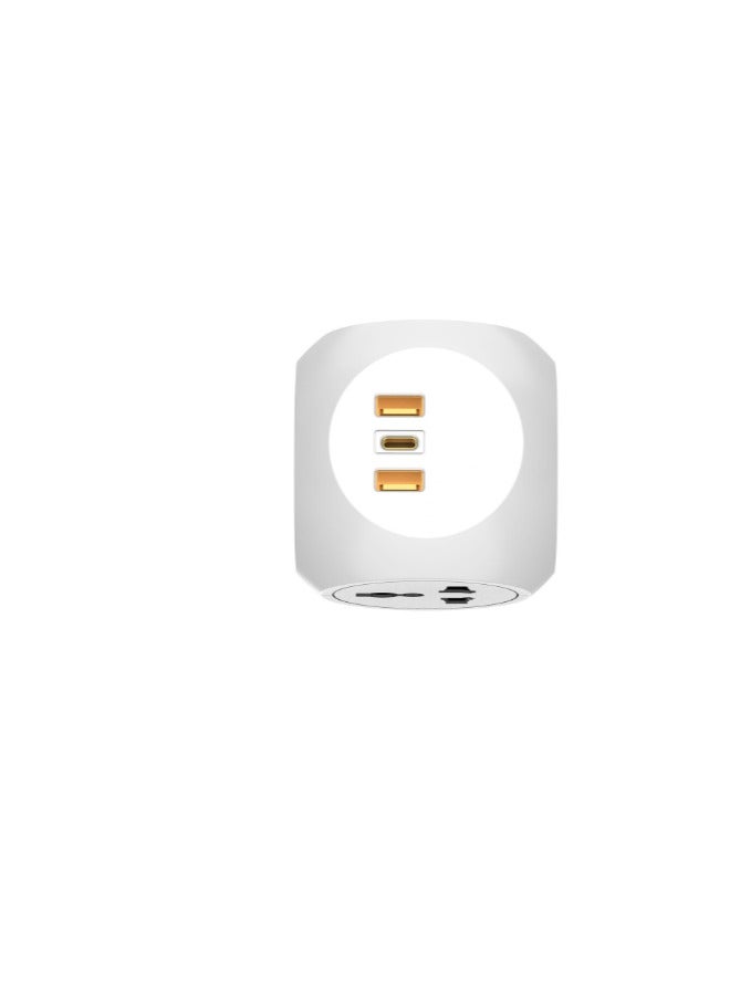 Multi-Side Power Socket Extension, 3D Cube Design with Multiple AC Outlets & USB Ports, Surge Protector for Home & Office  - Image 2