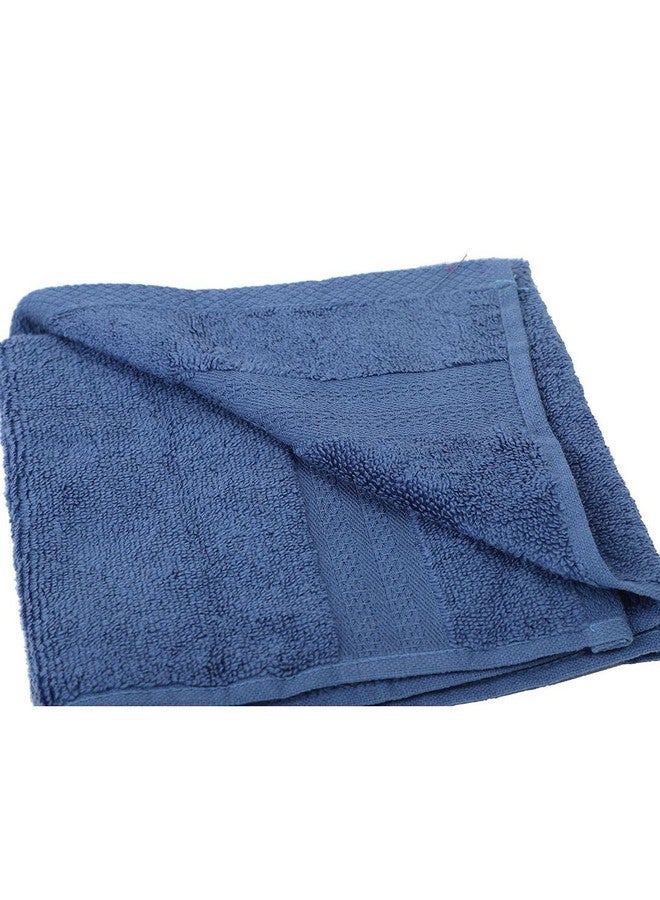 BIANCA Ultra Soft Zero Twist 100% Cotton Towel -6pc Hand Towel (Paradiso) | Super Absorbent, Fluffy | AeroCore Organic Technology - for Men, Women, Gym, Kitchen Solid-Navy - Image 5