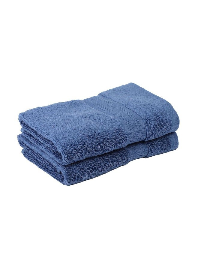 BIANCA Ultra Soft Zero Twist 100% Cotton Towel -6pc Hand Towel (Paradiso) | Super Absorbent, Fluffy | AeroCore Organic Technology - for Men, Women, Gym, Kitchen Solid-Navy - Image 4