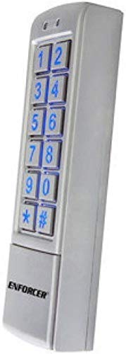 Seco-Larm SK-2323-SPQ Mullion-Style Weatherproof Digital Access Keypad; 12~24 VAC/VDC operation; 1,010 Users (Output #1: 1,000 users/Output #2: 10 users); 2 Form C relays, each rated 1 Amp @ 30VDC - Image 2