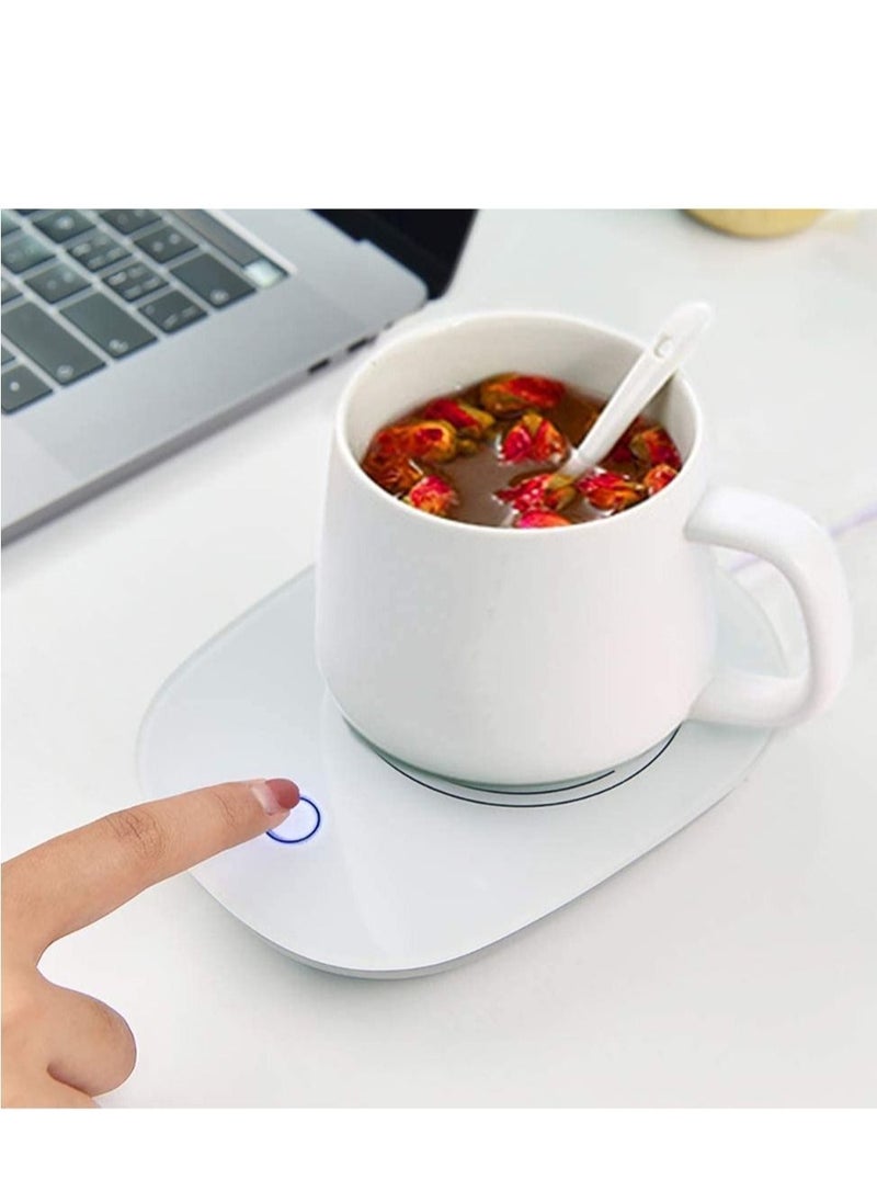 MIXDE - Coffee Mug Warmer for Desk with Auto Shut Off,Coffee Cup Warmer for Coffee Tea Milk Cocoa - Image 1