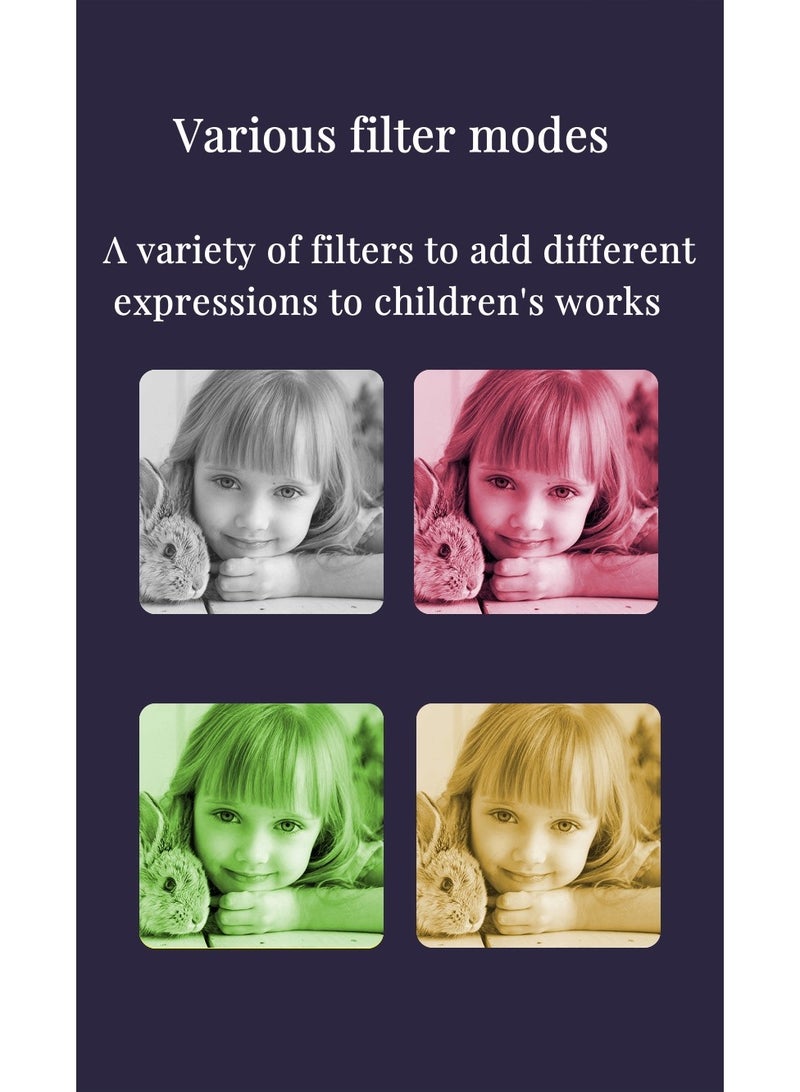 دوشر كاميرا تصوير وتسجيل فيديو رقمية عالية الوضوح تصلح كهدية للأطفال - Image 4