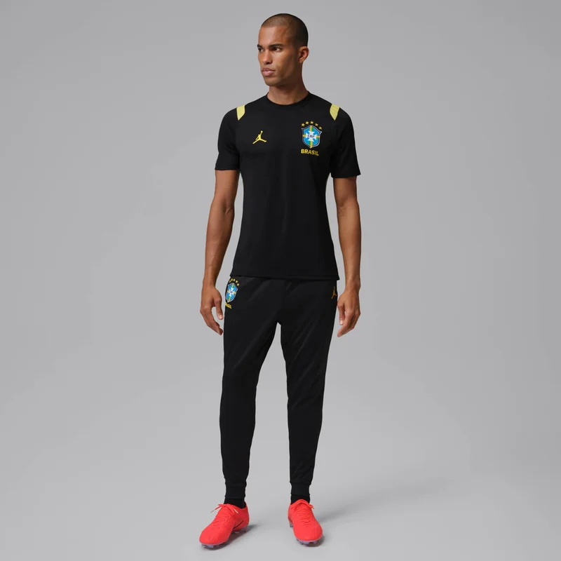 Jordan Black Men's Brazil Academy Pro Dri-FIT Football Track Pants for Men | Best Price UAE