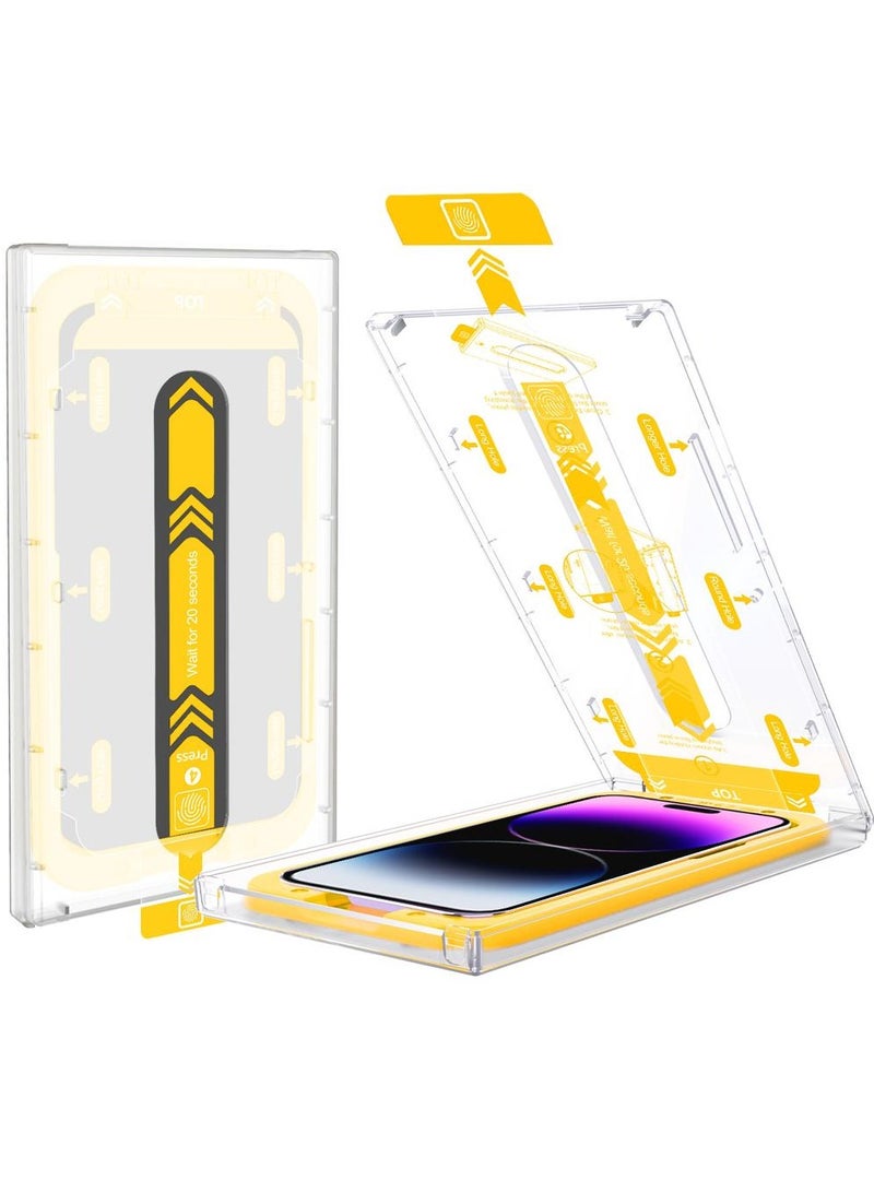 Hammer Tempered Glass Protection Easy Installation Self-Adhesive Hammer iPhone 14 Pro Max Matte Anti-Fingerprint - Image 4