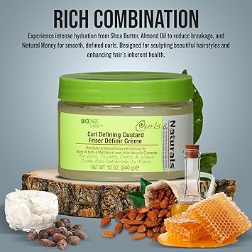 Curls & Naturals Curls Naturals Curl Defining Custard 340g - Image 4