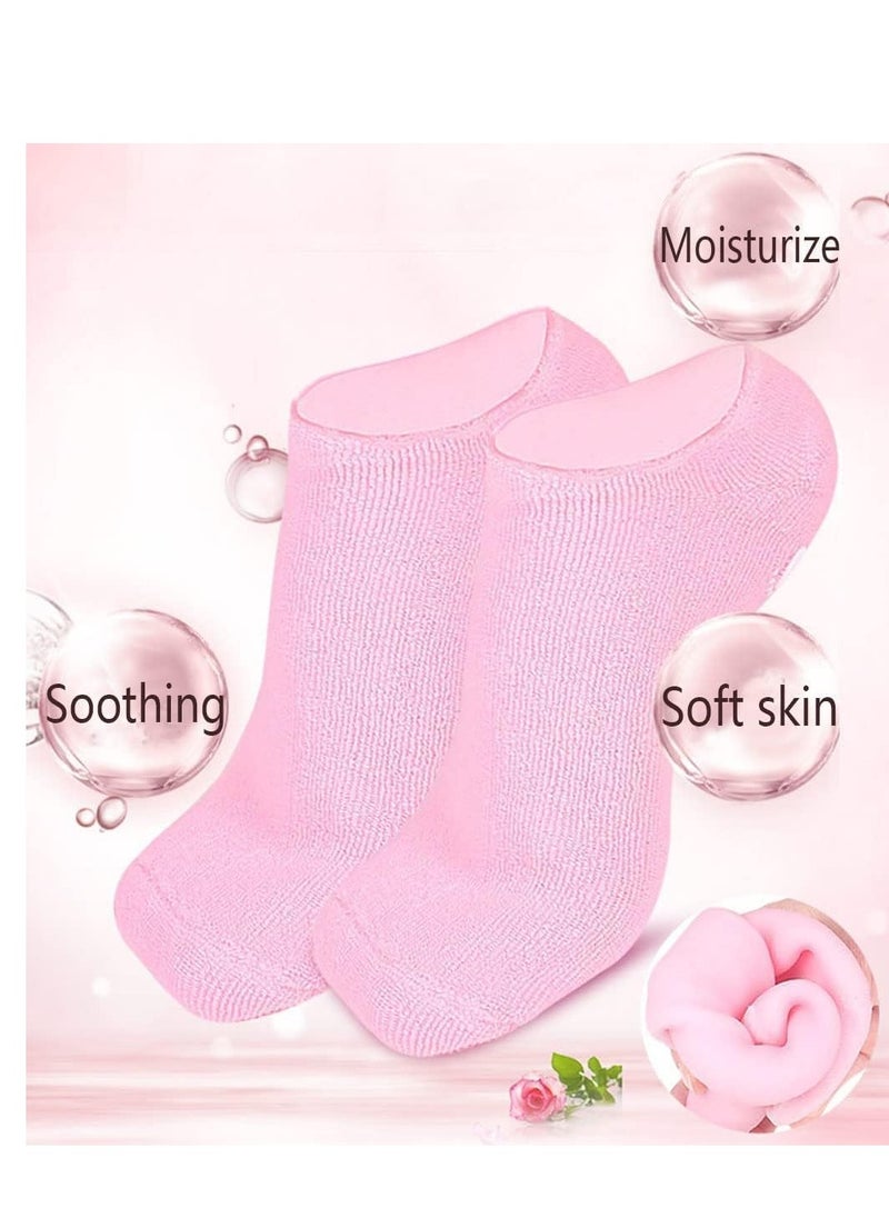 Generic - WATERPROOF & SOFT MOISTURIZING SOCKS: The perfect solution to repair dry feet and cracked heels with a great pedicure spa experience to soften rough skin and complete foot skin care - Image 1