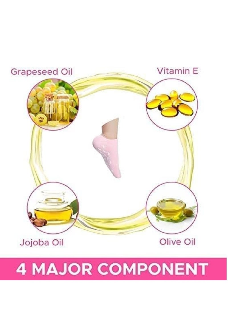 Generic - WATERPROOF & SOFT MOISTURIZING SOCKS: The perfect solution to repair dry feet and cracked heels with a great pedicure spa experience to soften rough skin and complete foot skin care - Image 1