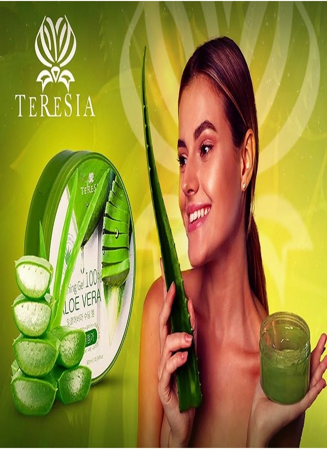 teresia Soothing Gel 100% Aloe Vera 300ml  - Image 3