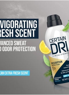 CERTAIN DRI Prescription Strength Clinical Antiperspirant Deodorant Dry Spray for Men and Women, Fast Acting Protection from Excessive Sweating, 4.2 oz  - Image 5