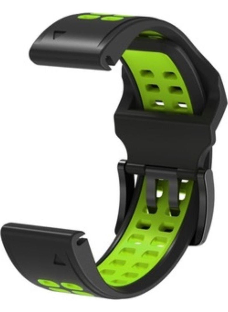 Markacase - Garmin Fenix 3-3hr (26MM) Double Row Silicone Watch Band - Image 1