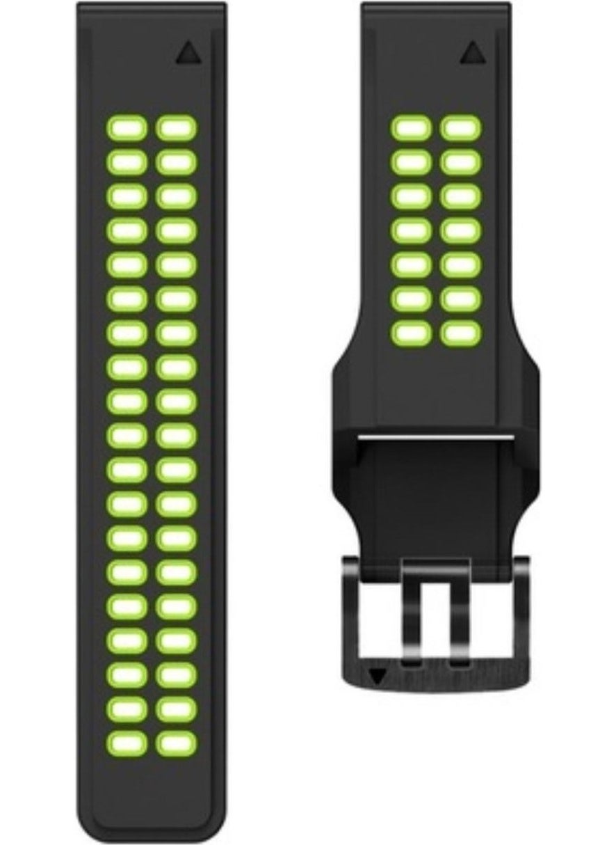 Markacase - Garmin Fenix 3-3hr (26MM) Double Row Silicone Watch Band - Image 1