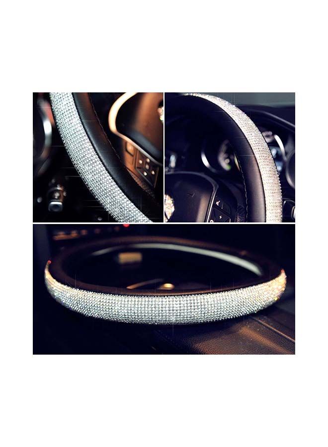 NIBEMINENT Novel Shinning Crystal Car Steering Wheel Cover - Image 2